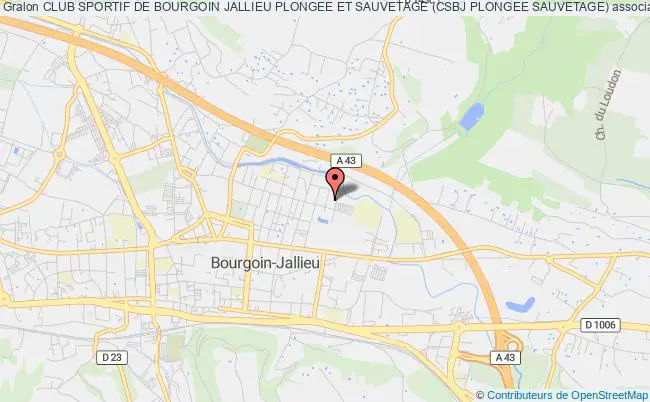 plan association Club Sportif De Bourgoin Jallieu Plongee Et Sauvetage (csbj Plongee Sauvetage) Bourgoin-Jallieu