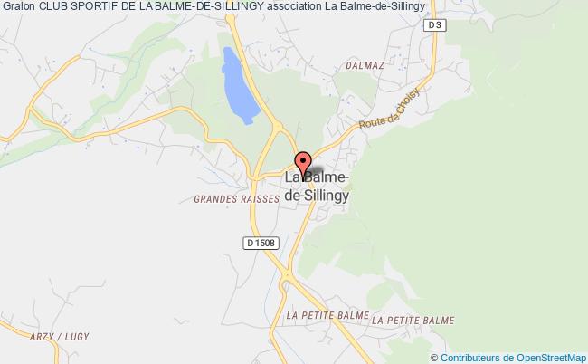 plan association Club Sportif De La Balme-de-sillingy La    Balme-de-Sillingy