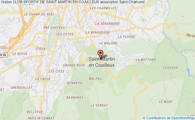 plan association Club Sportif De Saint Martin En Coailleux Saint-Chamond
