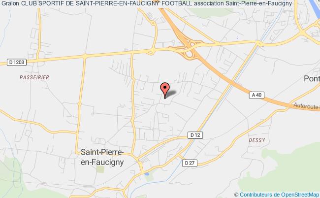 plan association Club Sportif De Saint-pierre-en-faucigny Football Saint-Pierre-en-Faucigny