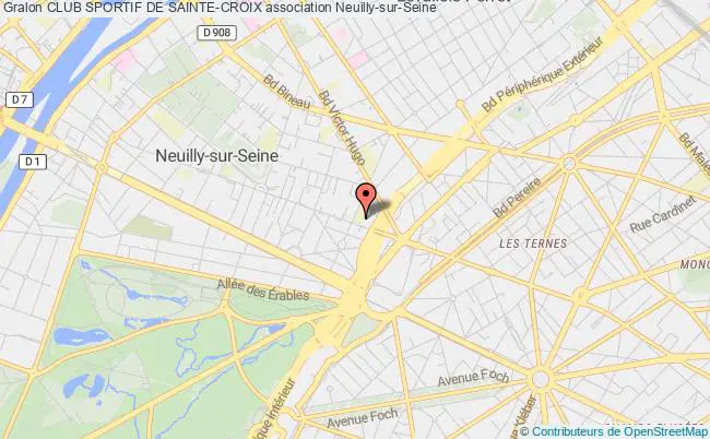 plan association Club Sportif De Sainte-croix Neuilly-sur-Seine