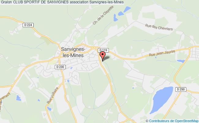 plan association Club Sportif De Sanvignes Sanvignes-les-Mines