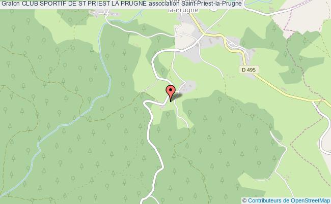 plan association Club Sportif De St Priest La Prugne Saint-Priest-la-Prugne