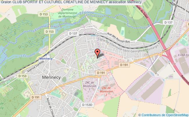 plan association Club Sportif Et Culturel Creat'line De Mennecy Mennecy