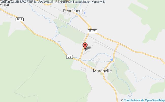 plan association Club Sportif Maranville- Rennepont Maranville