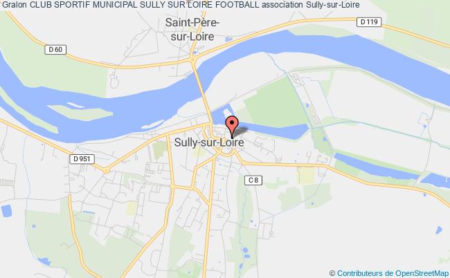 plan association Club Sportif Municipal Sully Sur Loire Football Sully-sur-Loire