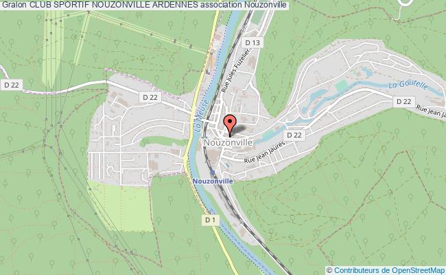 plan association Club Sportif Nouzonville Ardennes Nouzonville