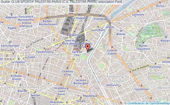 plan association Club Sportif Palestra Paris (c.s. Palestra Paris) Paris