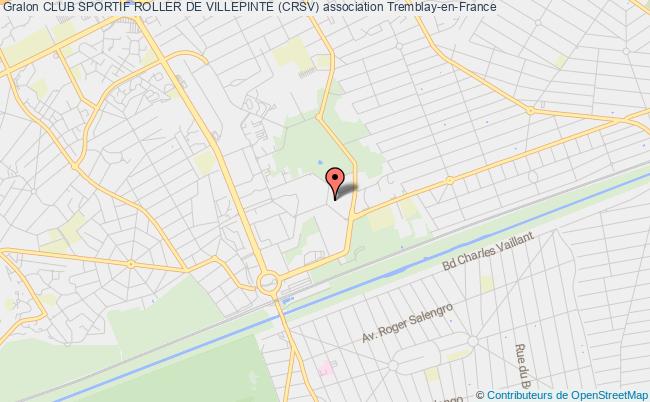 plan association Club Sportif Roller De Villepinte (crsv) Tremblay-en-France