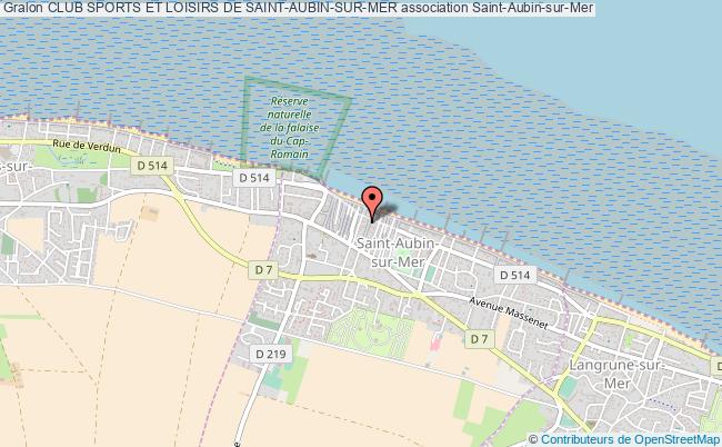 plan association Club Sports Et Loisirs De Saint-aubin-sur-mer Saint-Aubin-sur-Mer