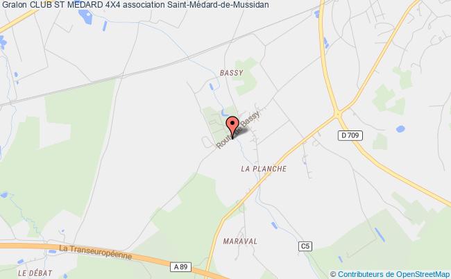 plan association Club St Medard 4x4 Saint-Médard-de-Mussidan
