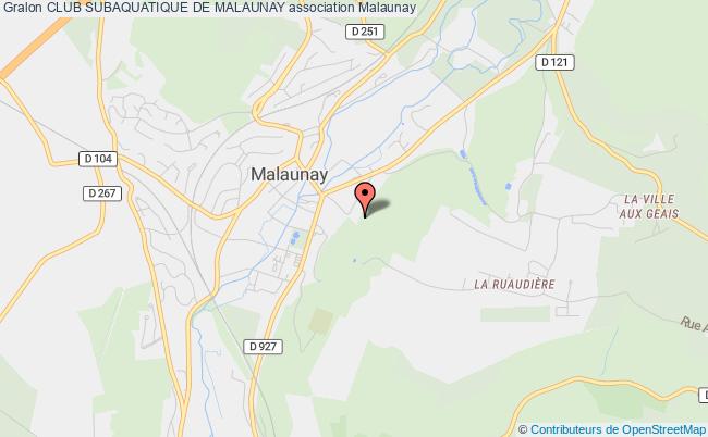 plan association Club Subaquatique De Malaunay Malaunay