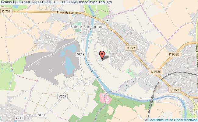plan association Club Subaquatique De Thouars Thouars