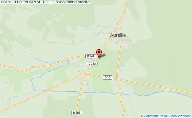 plan association Club Taurin Aureillois Aureille
