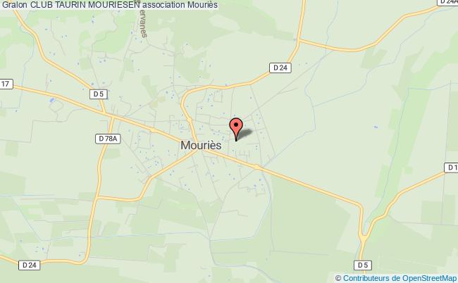 plan association Club Taurin Mouriesen Mouriès