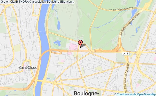 plan association Club Thorax Boulogne-Billancourt