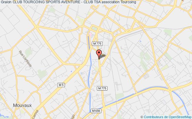 plan association Club Tourcoing Sports Aventure - Club Tsa Tourcoing