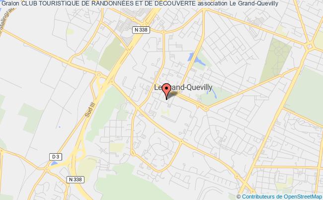 plan association Club Touristique De RandonnÉes Et De DÉcouverte Grand-Quevilly