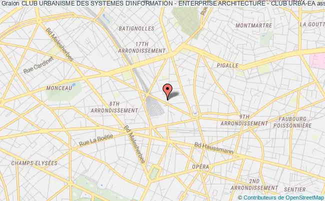 plan association Club Urbanisme Des Systemes D'information - Enterprise Architecture - Club Urba-ea Paris