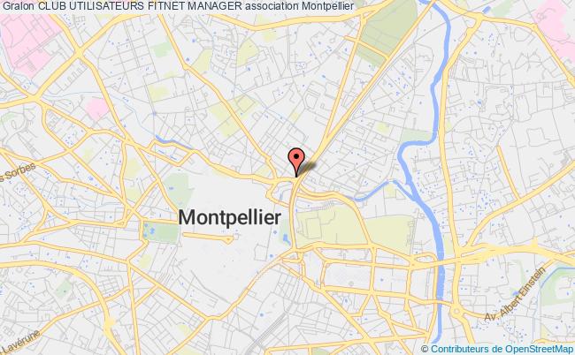 plan association Club Utilisateurs Fitnet Manager Montpellier