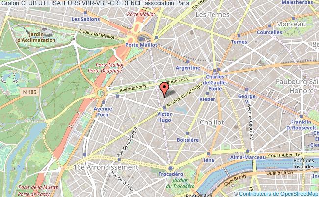 plan association Club Utilisateurs Vbr-vbp-credence Paris