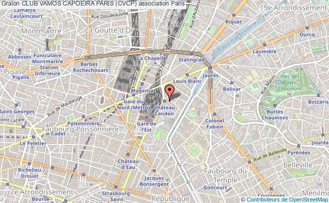 plan association Club Vamos Capoeira Paris (cvcp) Paris 10e