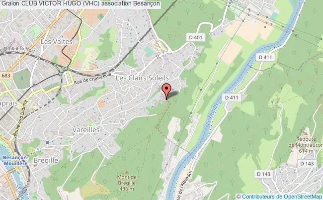 plan association Club Victor Hugo (vhc) Besançon
