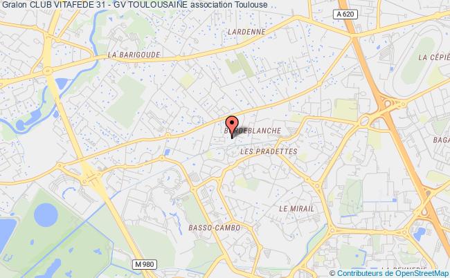 plan association Club Vitafede 31 - Gv Toulousaine Toulouse