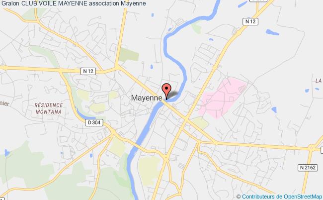 plan association Club Voile Mayenne Mayenne
