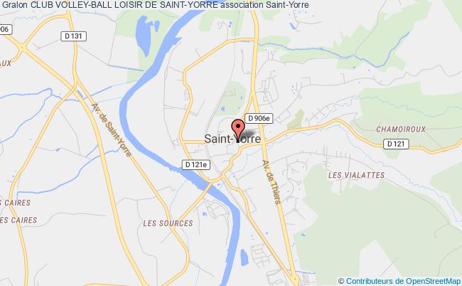 plan association Club Volley-ball Loisir De Saint-yorre Saint-Yorre