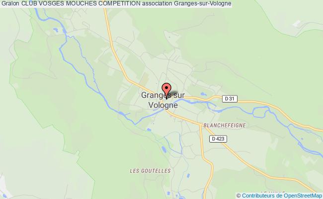 plan association Club Vosges Mouches Competition Granges-Aumontzey