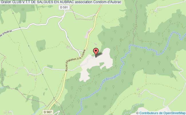 plan association Club V.t.t De Salgues En Aubrac 