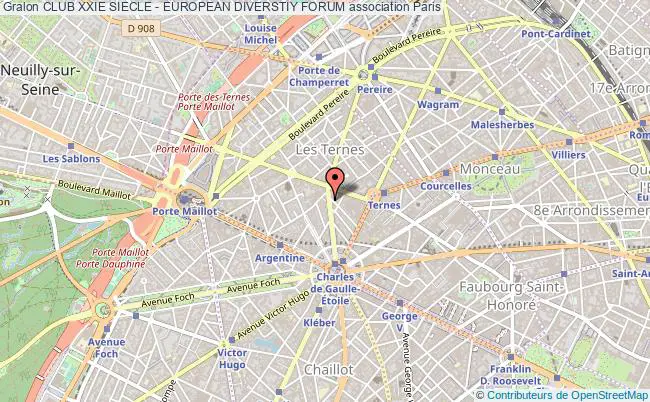 plan association Club Xxie Siecle - European Diverstiy Forum Paris