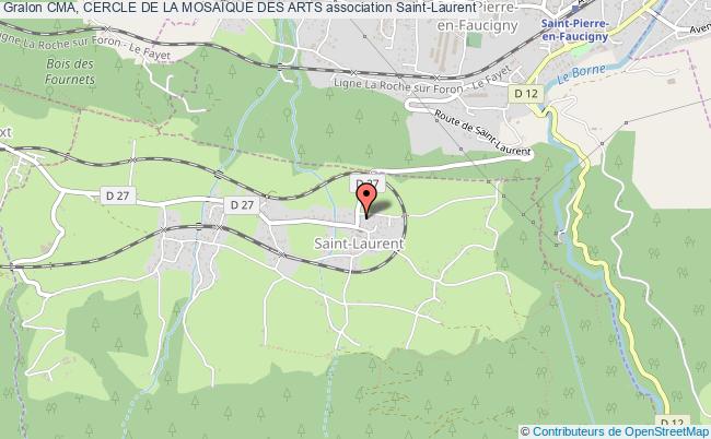plan association Cma, Cercle De La MosaÏque Des Arts Saint-Laurent