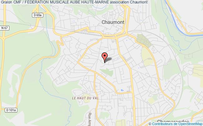 plan association Cmf / FÉdÉration Musicale Aube Haute-marne Chaumont