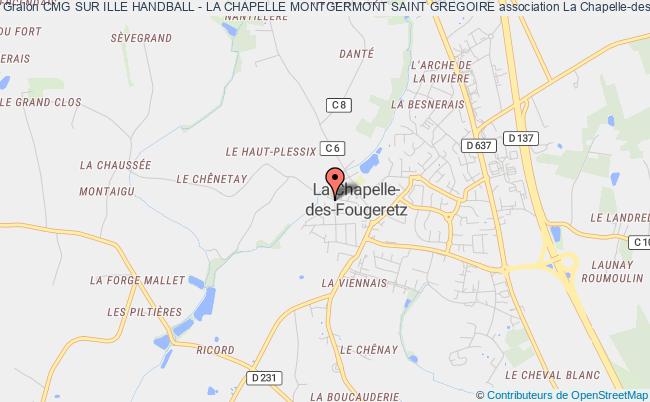 plan association Cmg Sur Ille Handball - La Chapelle Montgermont Saint Gregoire La Chapelle-des-Fougeretz
