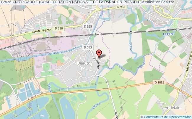 plan association Cnd Picardie (confederation Nationale De La Danse En Picardie) Beautor