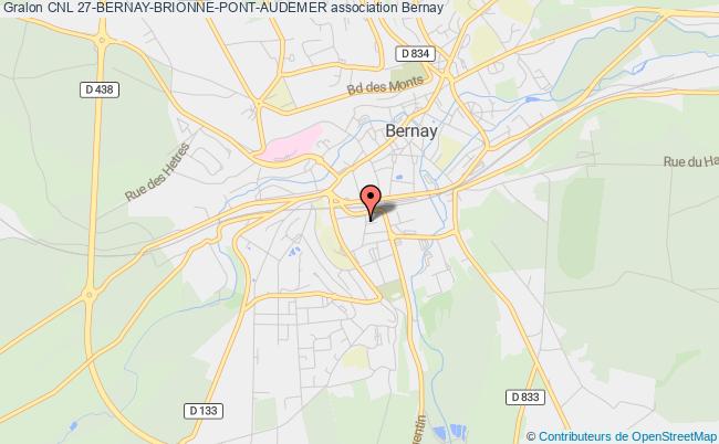 plan association Cnl 27-bernay-brionne-pont-audemer Bernay