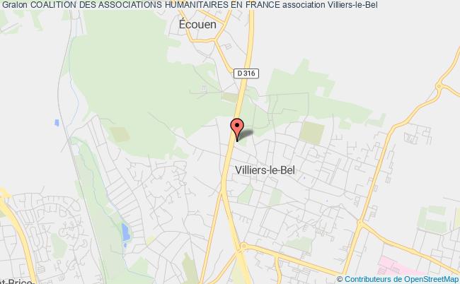 plan association Coalition Des Associations Humanitaires En France Villiers-le-Bel