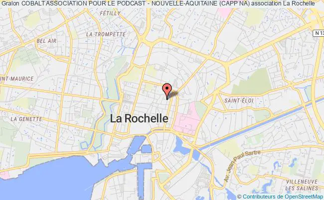 plan association Cobalt Association Pour Le Podcast - Nouvelle-aquitaine (capp Na) Rochelle