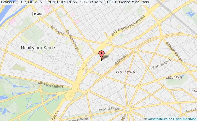 plan association Coeur, Citizen, Open, European, For Ukraine, Roofs Paris