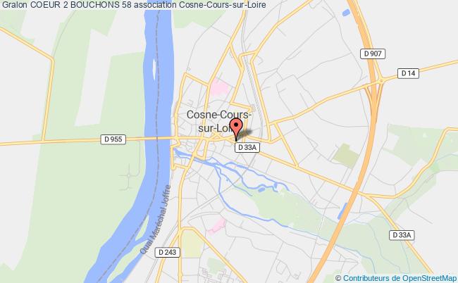 plan association Coeur 2 Bouchons 58 Cosne-Cours-sur-Loire