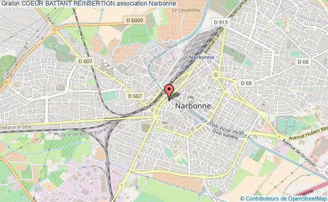 plan association Coeur Battant Reinsertion Narbonne