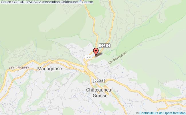 plan association Coeur D'acacia Châteauneuf-Grasse