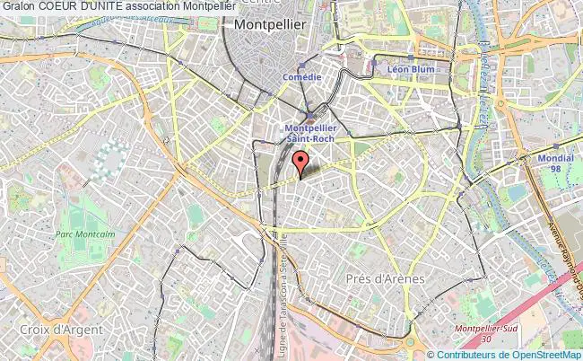 plan association Coeur D'unite Montpellier
