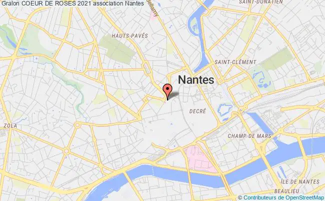 plan association Coeur De Roses 2021 Nantes