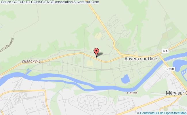 plan association Coeur Et Conscience Auvers-sur-Oise