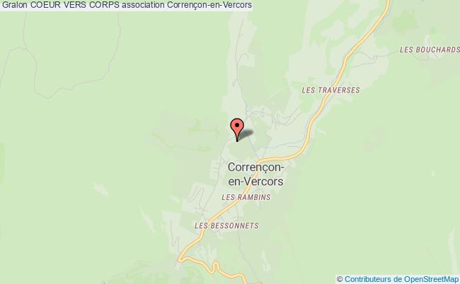 plan association Coeur Vers Corps Corrençon-en-Vercors