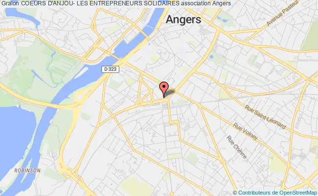 plan association Coeurs D'anjou- Les Entrepreneurs Solidaires Angers