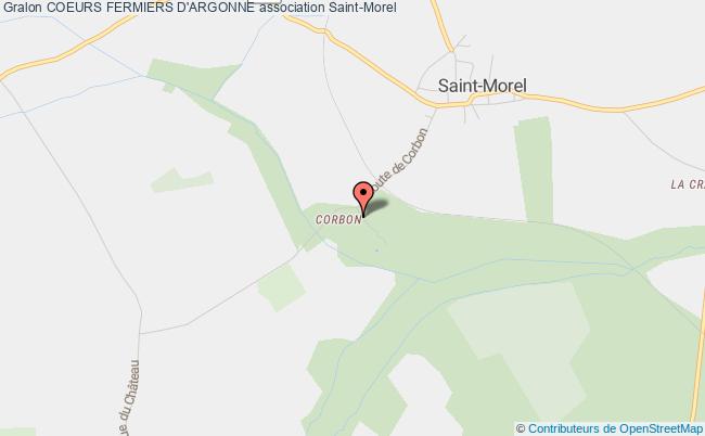 plan association Coeurs Fermiers D'argonne Saint-Morel